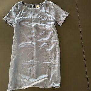 mi ami Blue Satin Dress